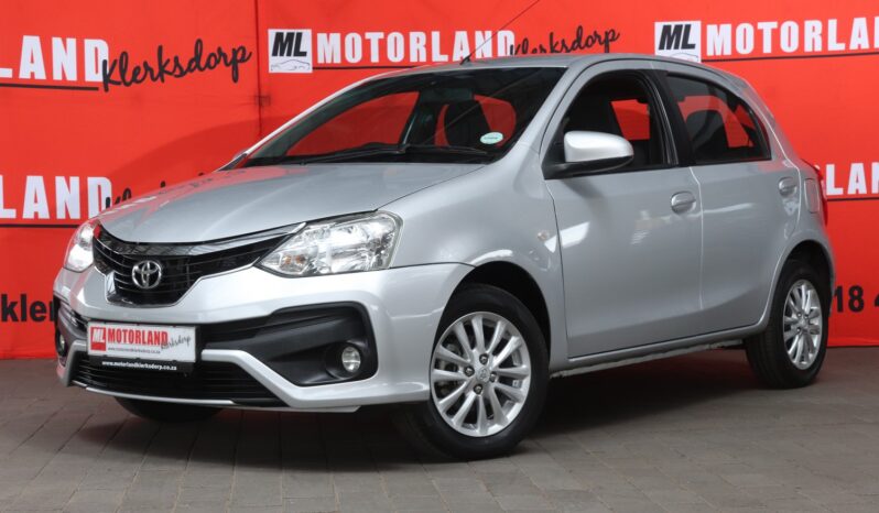 2019 Toyota Etios 1.5 Xs/Sprint Dr full