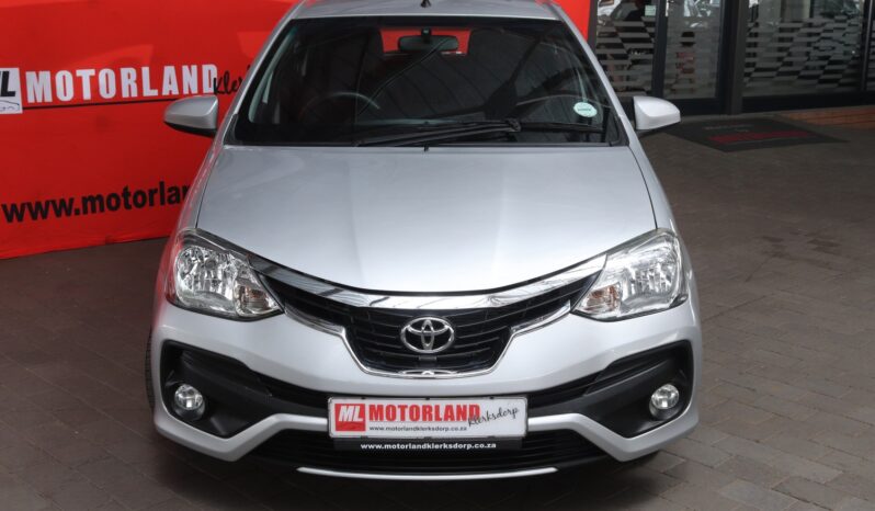 2019 Toyota Etios 1.5 Xs/Sprint Dr full